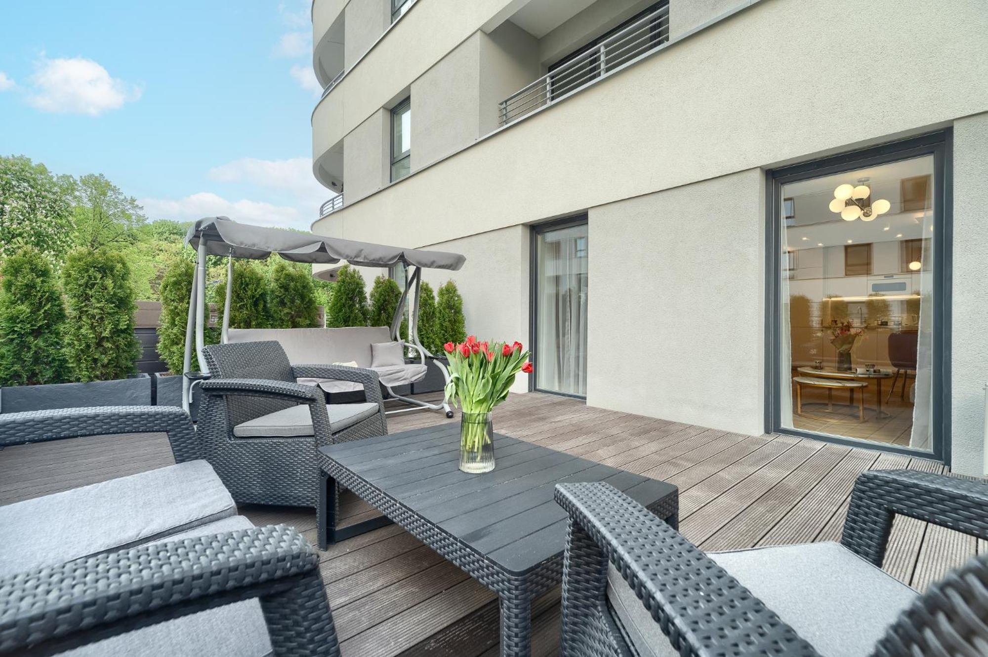 Apartment Ostsee Suntowers Taras Swinoujscie